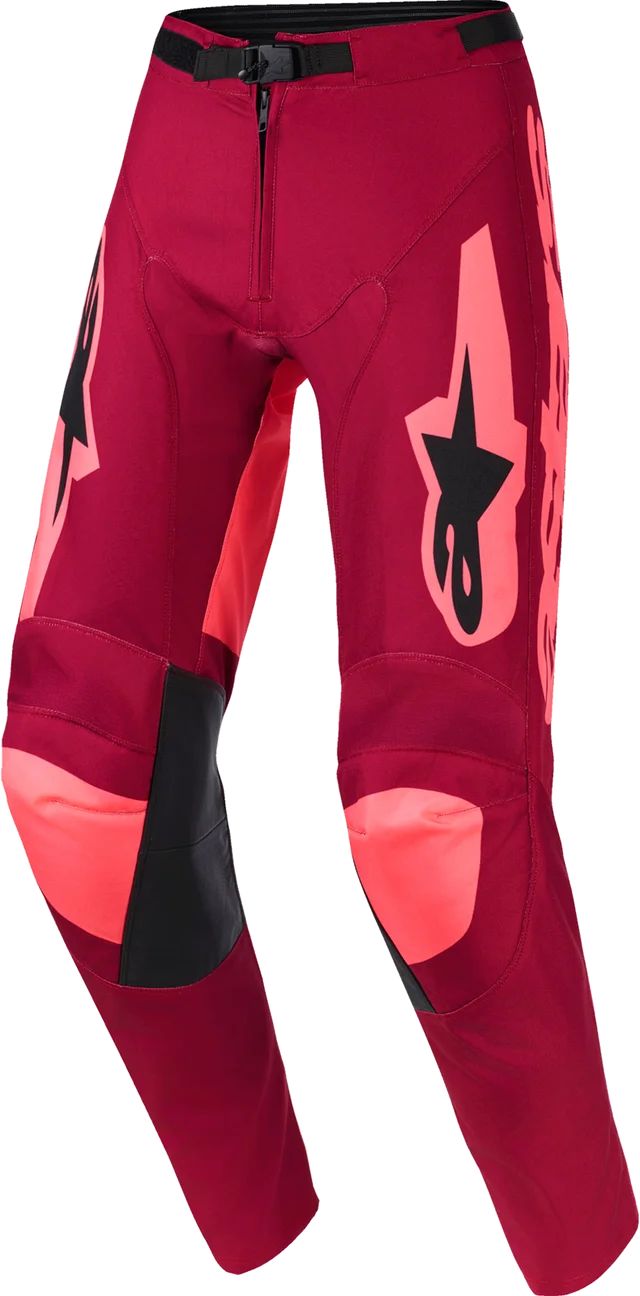 Alpinestars Racer Riway Pants - Dark Red / Coral