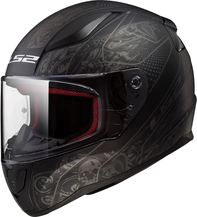 LS2 Helmets LS2 Rapid Crypt Helmet CLOSEOUT, matte black