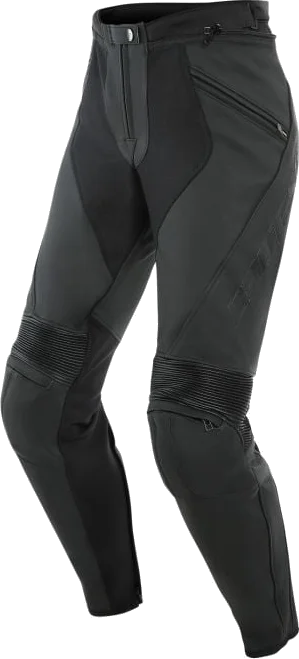Dainese Pony 3 Womens Motorcycle Leather Pants, Matte Black