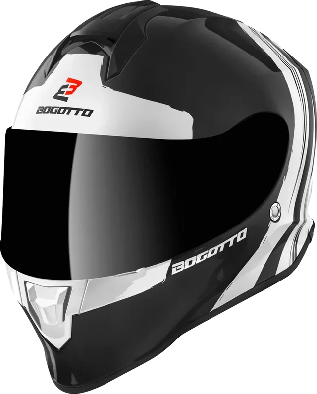 Bogotto V151 Wild-Ride Helmet, black white
