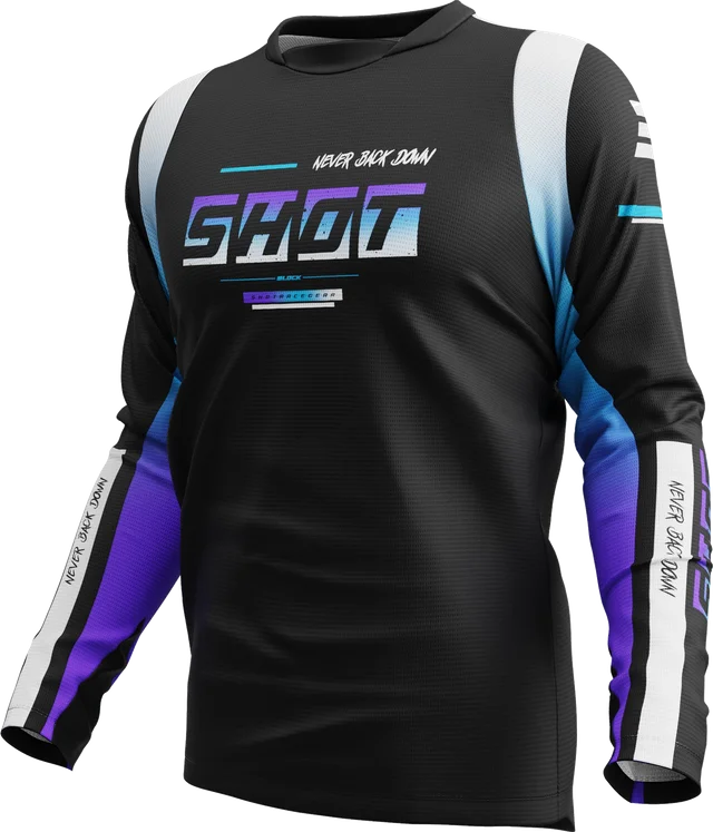Shot Devo Block Motocross Jersey, yellow