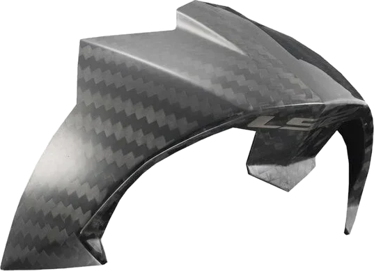 LS2 FF805 Thunder C Matt Carbon Rear Spoiler 800805AVR96