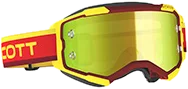 Scott Fury Heritage Goggle Red Yellow Chrome