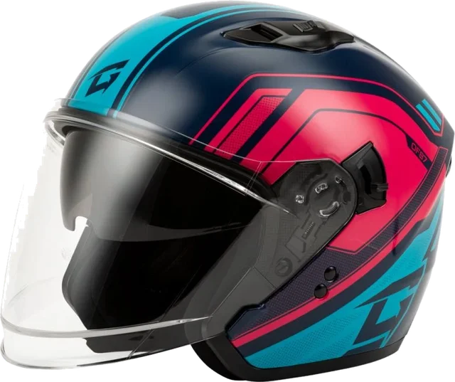 GMax OF87 Duke Open Face Helmet - Without LED