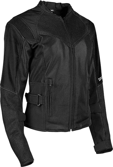 Speed & Strength Speed and Strength Womens Sinfully Sweet Mesh Jacket, black