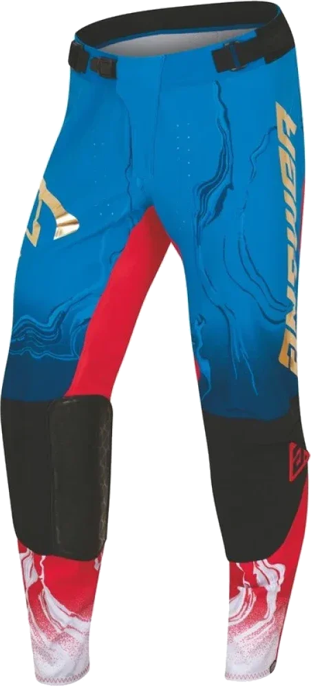 Answer Racing Answer Elite Fusion Pants Red White Blue, Red White Blue
