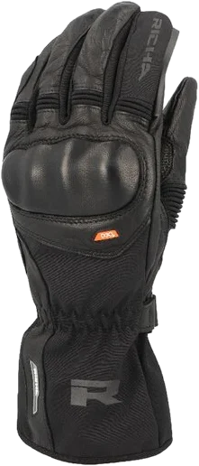 Richa HYPERCANE GORE-TEX GLOVES, 100 black