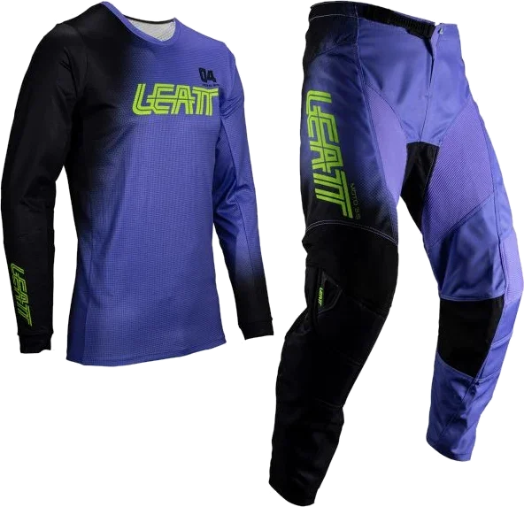 Leatt Moto 3.5 Ride Kit Argon Jersey and Pant Combo, Argon