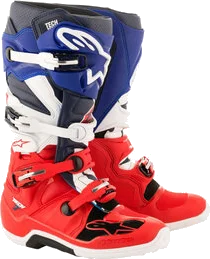 Alpinestars 2018 Limited Edition Tech 7 Union Boot, Red, Blue, White