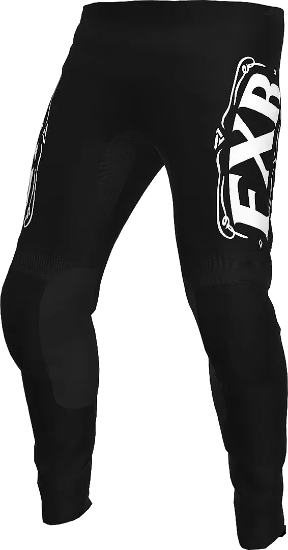 FXR Clutch Conquer Motocross Pants, black/white