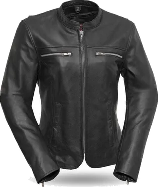 First Manufacturing Womens Roxy Motorcycle Leather Jacket