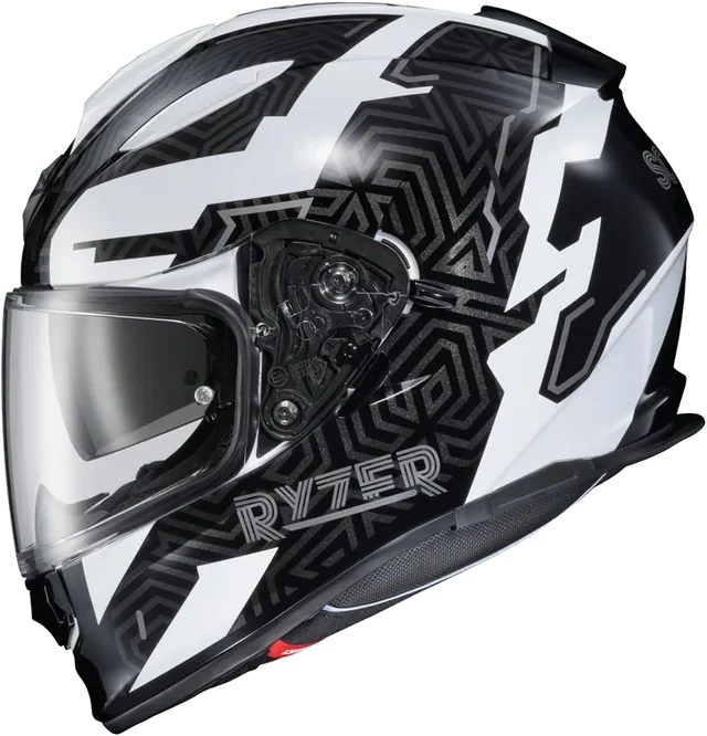 Scorpion EXO Ryzer Neuro Helmet, black white grey