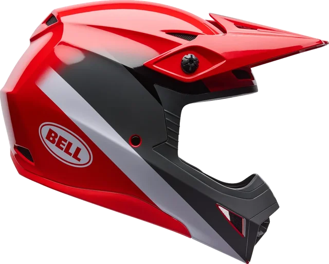 Bell MX-10 MIPS Kids - Aviator Red / Black, Aviator Red / Black