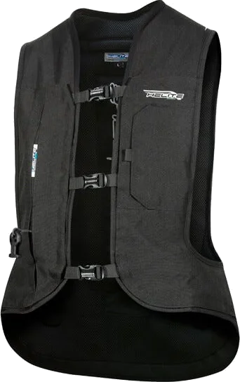Helite Turtle 2 Air Bag Vest - Black, Hi-Viz Yellow