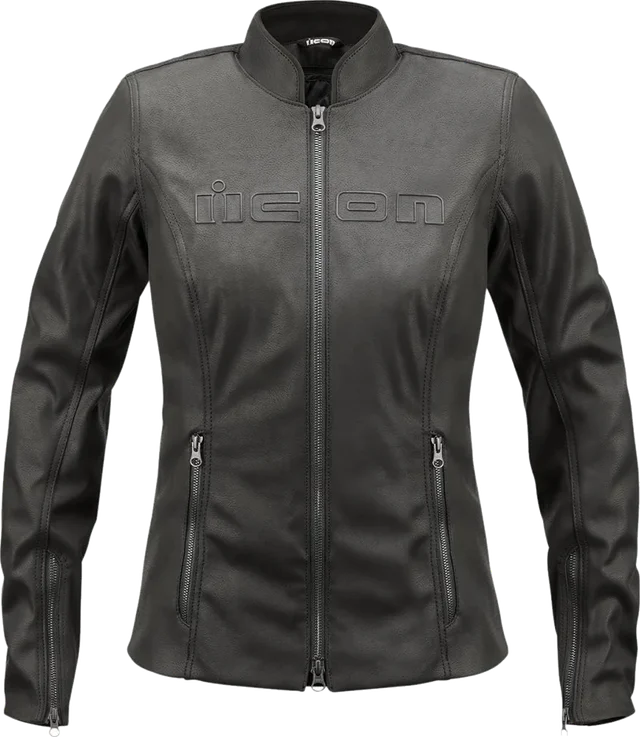 Icon Womens Tuscadero 2 Jacket (Black), Black