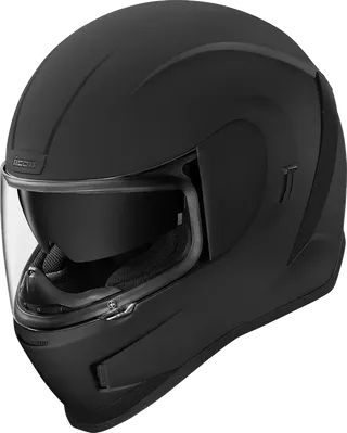 Icon Airform Full Face Helmet Matte Black 2 Shields