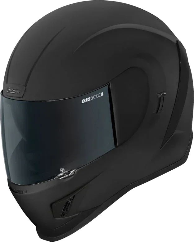 Icon Airform Dark Helmet - Free Dark Shield, Rubatone