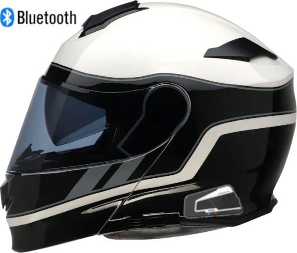 Z1R Solaris 2.0 Bluetooth Helmet Opus Black/White/Gray