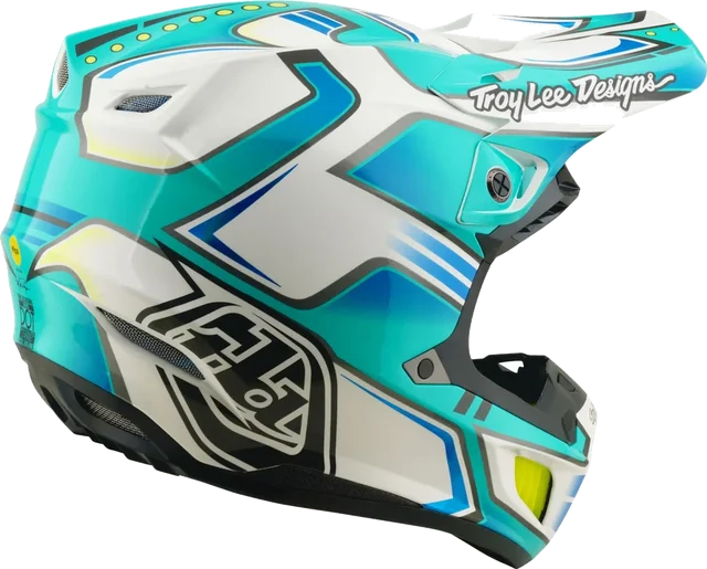 Troy Lee Designs SE5 Composite Helmet Crest Real Teal, REAL TEAL