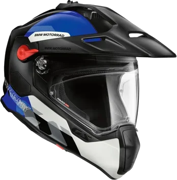 BMW GS Rallye Carbon Trophy Full Face Helmet, Black/Blue