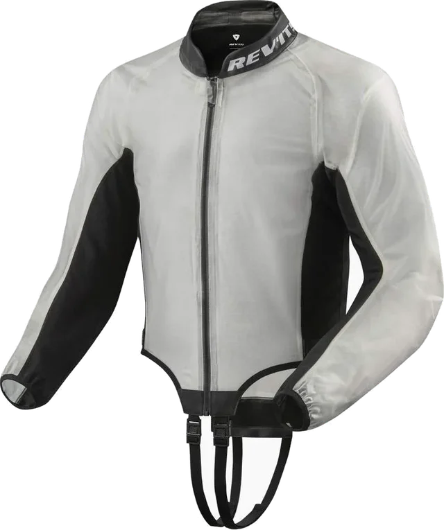 REV'IT! Revit Trackmaster H2O Rain Over Jacket Transparent / Black