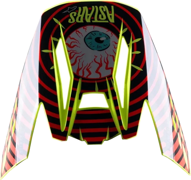 Alpinestars S-M5 Solar Flare ECE 22.05 Helmet Peak Black / Red / Yellow