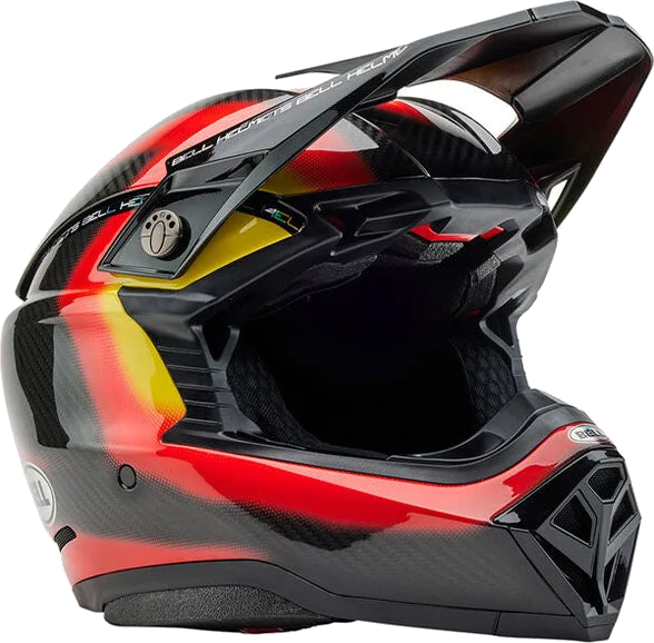 Bell Moto-10 Spherical Flare Helmet, Red Flare