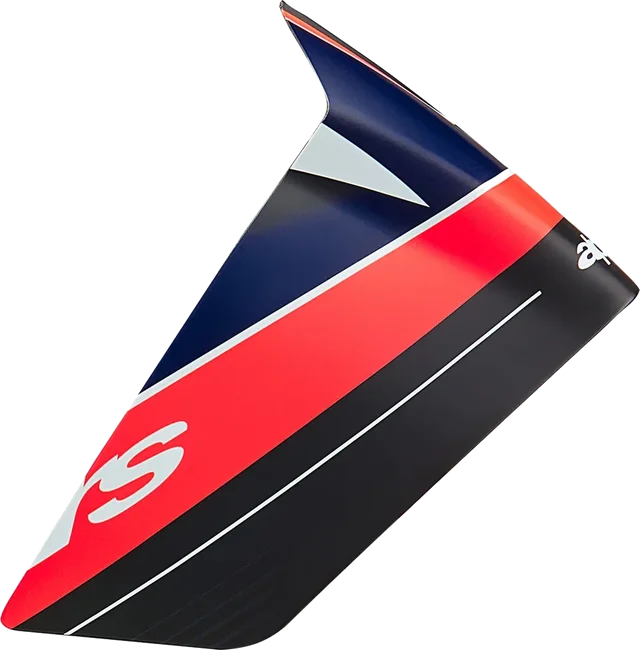 AlpinestarsTeam Race Spoiler Black Carb Red Fluo D Blue Matt - Black / Carbon / Red Fluo