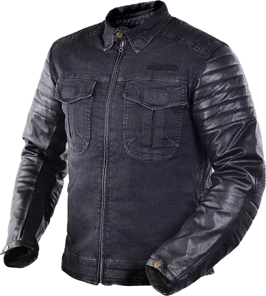 Trilobite Acid Scrambler Denim Jacket - Black, Black