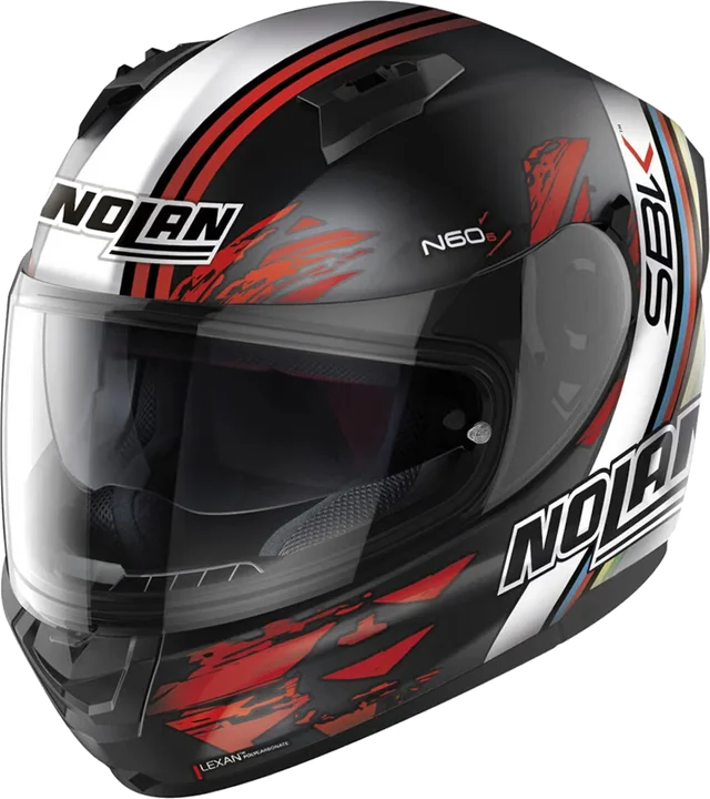 Nolan N60-6 SBK 2023 Helmet, black matt/red/white