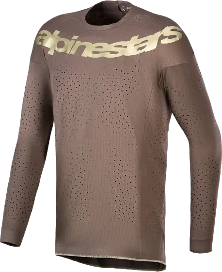 Alpinestars Supertech LE Air Gold Jersey, Earth Brown/Gold