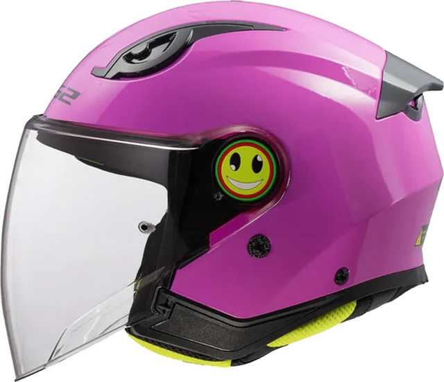 LS2 Funny II Junior Helmet Solid Pink Gloss