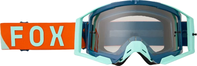 FOX Airspace Tine Motocross Goggle, orange/turquoise