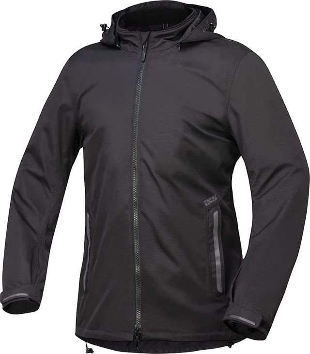 IXS Eton-ST-Plus Black Textile Motorcycle Jacket, black
