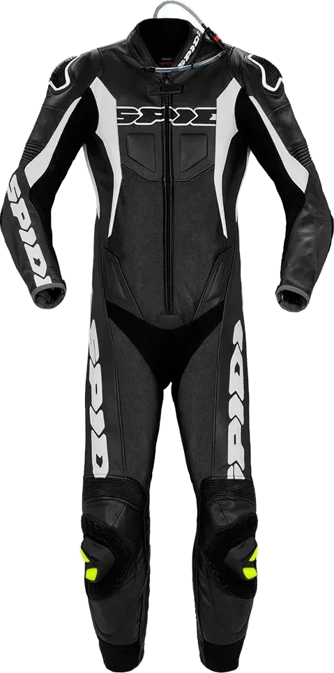 Spidi Sport Warrior Perforated Leather Suit, Black / White