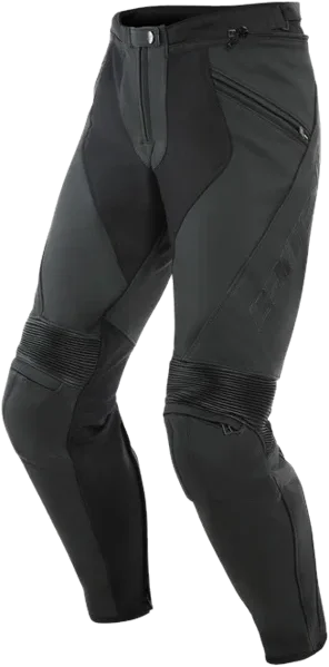 Dainese Pony 3 Leather Jeans Black, Black