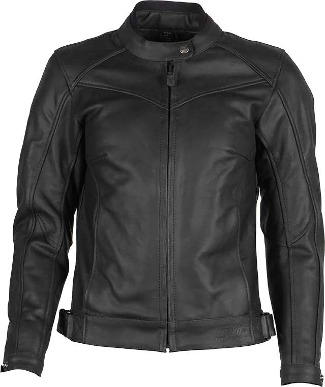 DXR Angele Lady Leather Jacket - Black, Black