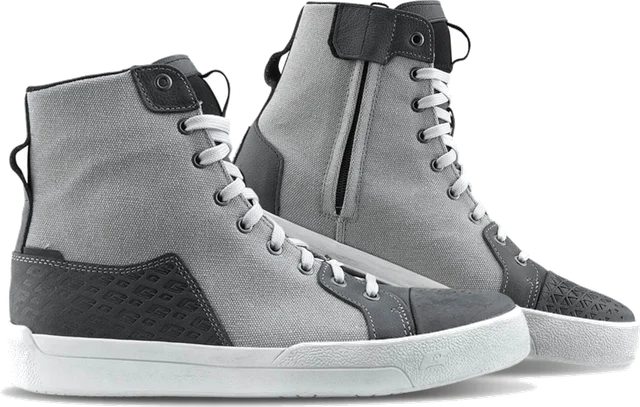 Gaerne Letur Grey Motorcycle Shoes, grey/white