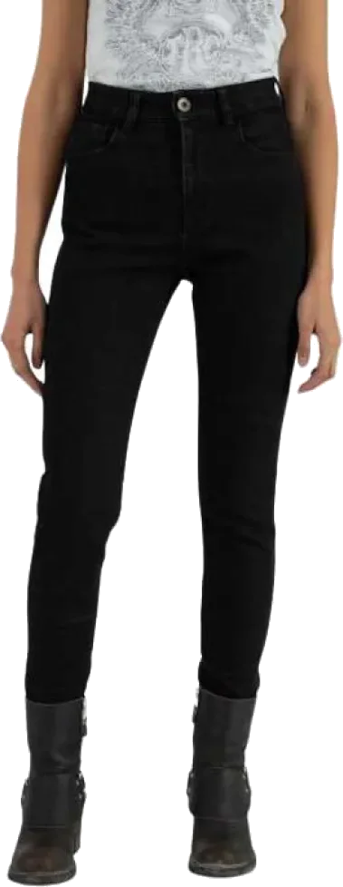 Rokkertech High Waist Jeans, Black