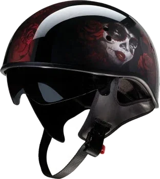 Z1R Vagrant Half Shell Helmet Catrina Black/Red