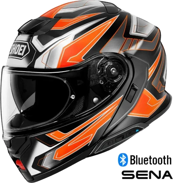 Shoei Neotec 3 Modular Helmet Anthem TC8 SRL 3 Installed