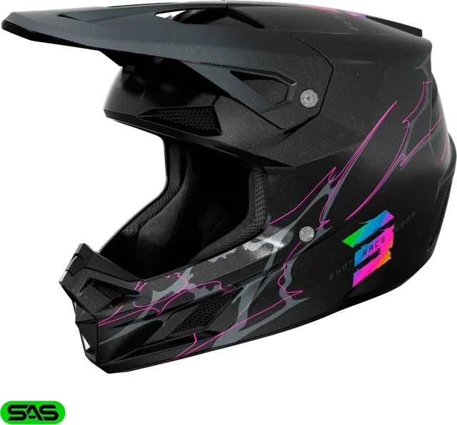 Shot Speed Helmet Rac Black Pearly