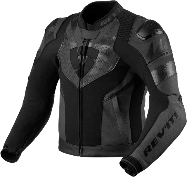 REV'IT! Revit Hyperspeed 2 Air Leather Jacket, black grey