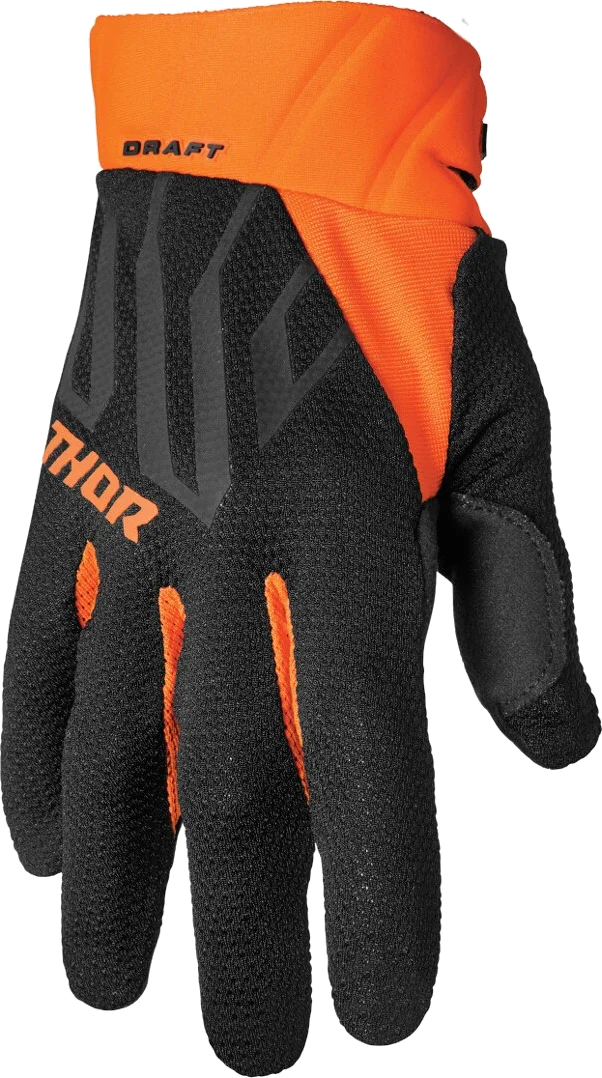 Thor Draft Gloves, black/orange