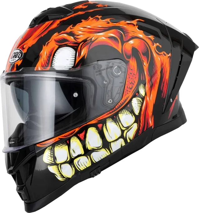 Vcan H162 Facestroke Helmet Red, Red