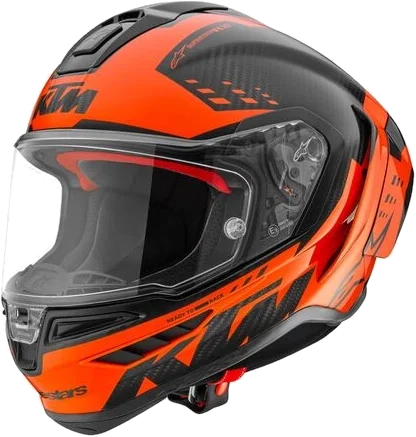 Alpinestars KTM PowerWear Alpinestars Supertech R10 Helmet, Orange