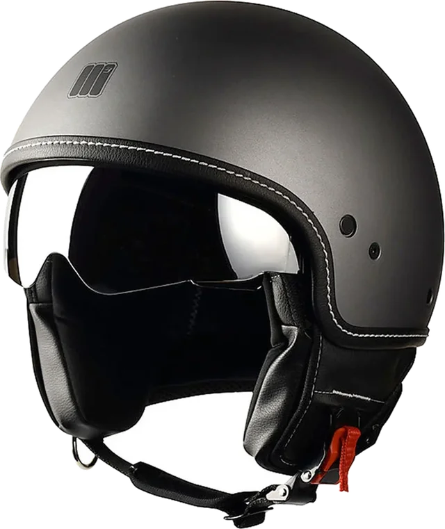 Motocubo Beetle Helmet Grey Titanium Matt