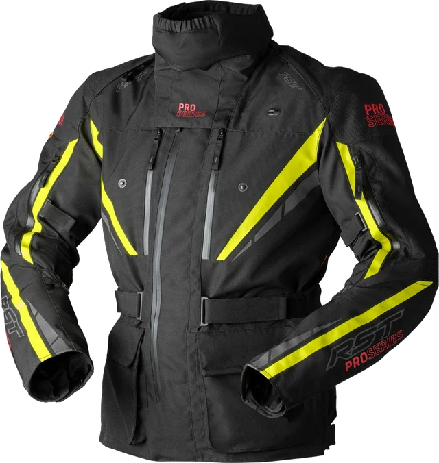 RST Pro Series Paragon D3O Textile Jacket, black floyellow