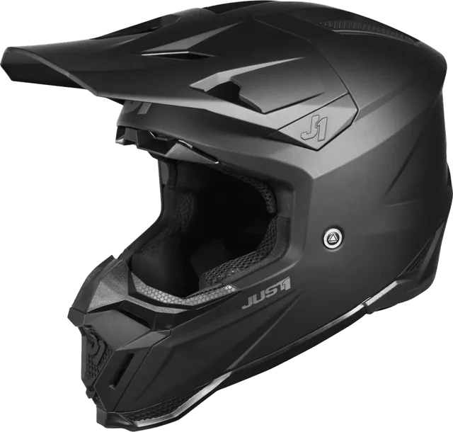 Just1 J40 Helmet Black Matt (ECE 22.06), Solid Matt Black