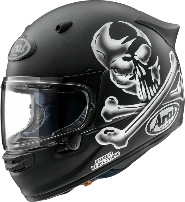 Arai Contour-X Jolly Roger Helmet CLOSEOUT, black